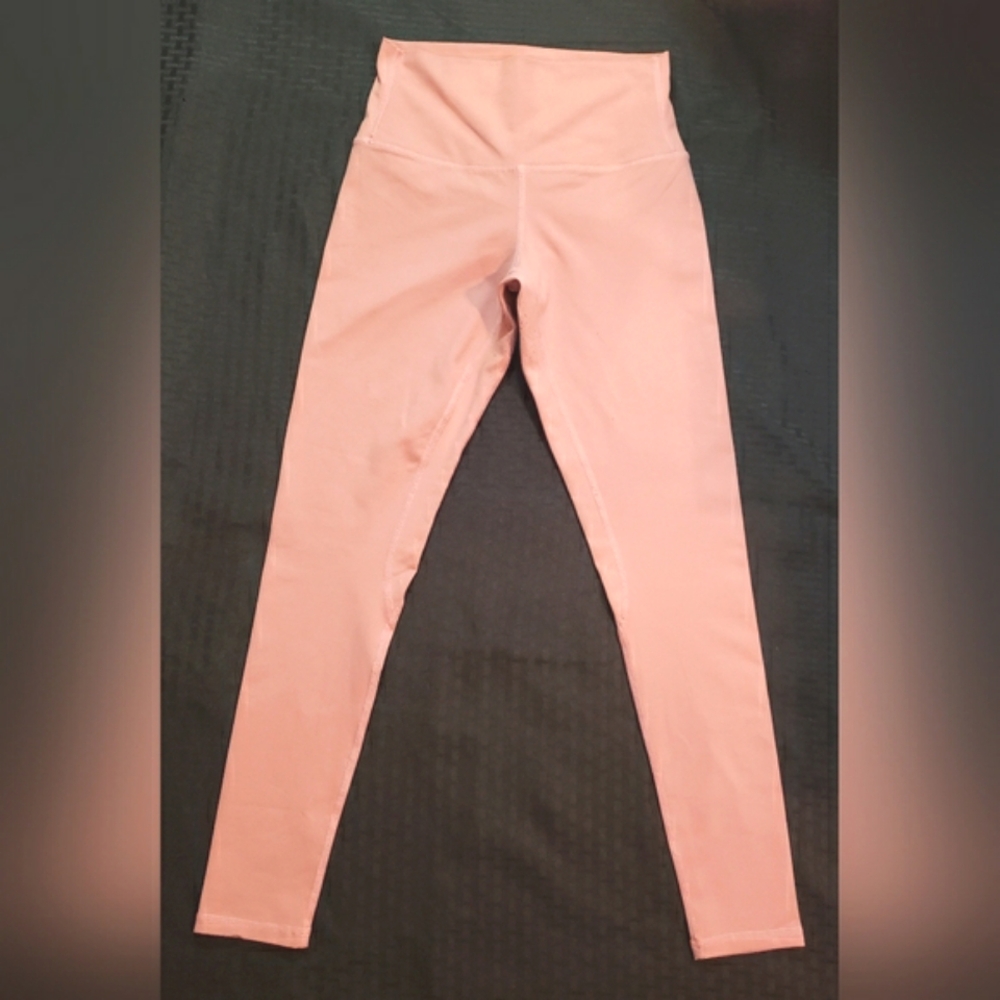 Lululemon Leggings Mid Rise Powder Pink Full Length Women’s 2